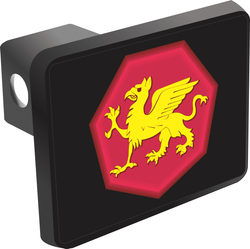 108th Training Division Trailer Hitch Cover