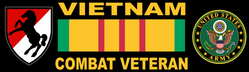 11th Armored Cavalry Vietnam Combat Veteran Bumper Sticker