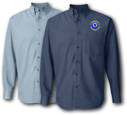129th Civil Eng SQ Denim Shirt