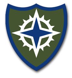 16th Army Corps 10" Patch Vinyl Transfer Decal