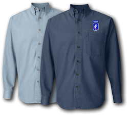 173rd Airborne Brigade Denim Shirt