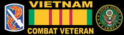 198th Infantry Brigade Vietnam Combat Veteran Bumper Sticker