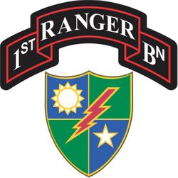 1st Battalion, 75th Ranger Regiment Decal