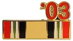 2003 Iraq Ribbon Pin (7/8 inch)