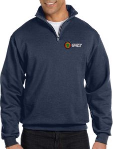 24th Infantry Division Afghanistan Veteran Embroidered Quarter-Zip Pullover