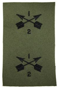2nd Battalion 1st Special Forces Group pair of Subdued Patch