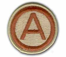 3rd Army Desert Military Patch