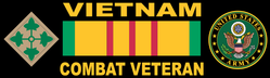 4th Infantry Division Vietnam Combat Veteran Bumper Sticker