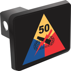 50th Armored Division Trailer Hitch Cover