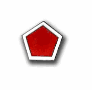 5th Army Regiment Military Pin