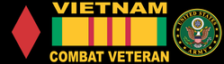 5th Infantry Division Vietnam Combat Veteran Bumper Sticker
