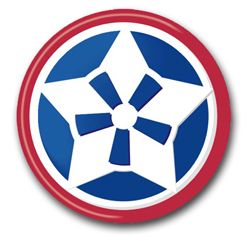 5th Theater Army Command 10" Patch Vinyl Transfer Decal