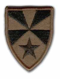 7th Support Command Subdued Military Patch