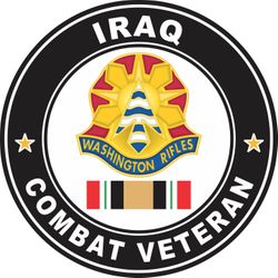 81st Armored Brigade Iraq Combat Veteran Decal