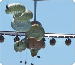 82nd Airborne Paratrooper Mouse Pad