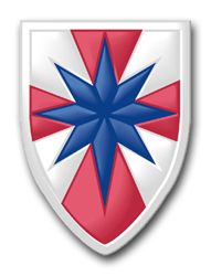 8th Field Army Support Command 11.75" Patch Vinyl Transfer Decal