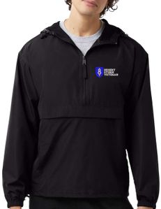 8th Infantry Division Desert Storm Veteran Hooded Windbreaker