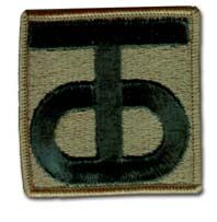 90th Army Reserve Command Subdued Military Cap Patch