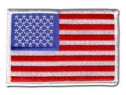 American Flag 3 3/8" x 2 3/16" Shoulder Patch