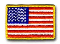 American Flag  9 7/8" x 6 3/4" Jacket Patch