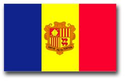 Andorra Flag 10" Vinyl Transfer Decal