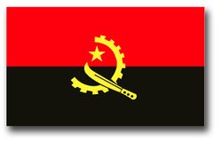 Angola Flag 11.75" Vinyl Transfer Decal