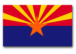 Arizona 3' x 5' Nylon State Flag