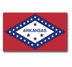 Arkansas Flag and Seal Decals