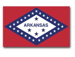 Arkansas State Flag Vinyl Transfer Decal