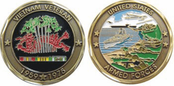 Armed Forces Vietnam Veteran Challenge Coin