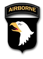 Army 101st Airborne 11.75" Patch Vinyl Transfer Decal