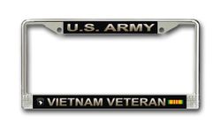 Army 101st Airborne Vietnam Veteran License Plate Frame