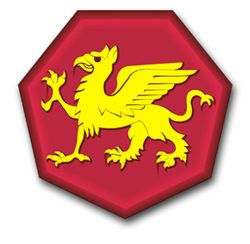 Army 108th Training Patch  Vinyl Transfer Decal