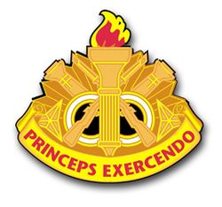 Army 108th Training Unit Crest 5.5" Vinyl Transfer Decal