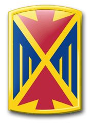 Army 10th Air Defense Artillery Brigade 10" Patch Decal