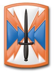 Army 1101st Signal Brigade 3.8" Patch Vinyl Transfer Decal