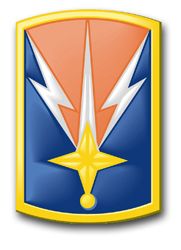 Army 1107th Signal Brigade 8" Patch Vinyl Transfer Decal