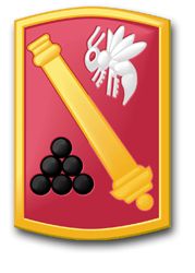 Army 113th Field Artillery Brigade 8" Patch Decal