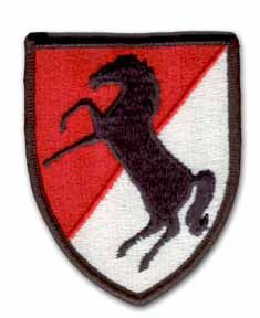 Army 11th Armored Cavalry Military Patch