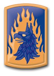 Army 12th Aviation Brigade 10" Patch Decal