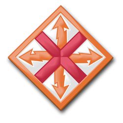 Army 142nd Signal Brigade 3.8" Patch Decal