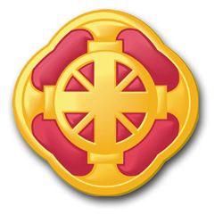 Army 151st Field Artillery Brigade 3.8" Patch Decal