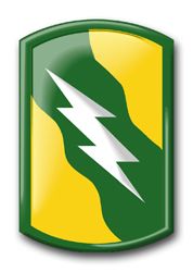 Army 155th Armored Brigade 11.75" Patch Decal