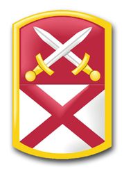 Army 167th Support Command 10" Patch Vinyl Transfer Decal