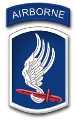 Army 173rd Airborne Brigade Patch Decal