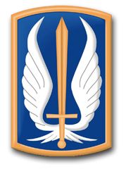 Army 17th Aviation Brigade 10" Patch Decal