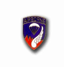 Army 187th Airborne Military Pin