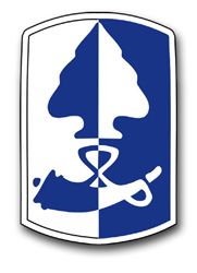 Army 187th Infantry Brigade 3.8" Patch Decal