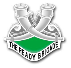 Army 187th Infantry Brigade Unit Crest 8" Decal