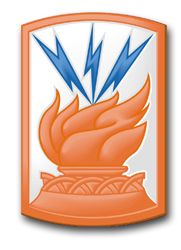 Army 187th Signal Brigade 11.75" Patch Decal